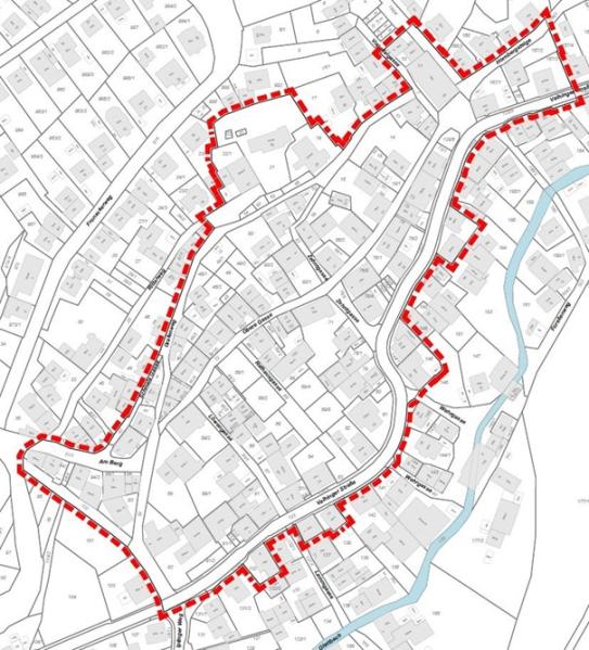 Geltungsbereich Großglattbach